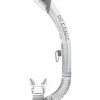 Oceanic Ultra Dry 2 Clear Titanium Snorkel -Wetsuit Shop 07.1210.29
