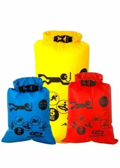 Aropec Dry Bag Set (2L Blue 3L Red 5L Yellow)