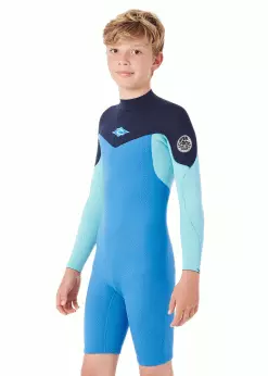 Rip Curl Boys Dawn Patrol 2/2mm Long Sleeve Back Zip Spring Suit