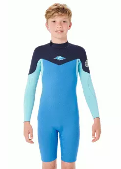 Rip Curl Boys Dawn Patrol 2/2mm Long Sleeve Back Zip Spring Suit -Wetsuit Shop 111BSP 0070 rip curl boys dawn patrol 2 2mm back zip steamer wetsuit 5
