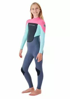 Rip Curl Junior Omega 4/3mm Back Zip GBS Steamer Wetsuit