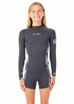 Rip Curl Girls Dawn Patrol 2mm Long Sleeve Back Zip Spring Suit -Wetsuit Shop 113GSP 8059 rip curl girls dawn patrol 2mm long sleeve back zip spring suit 1