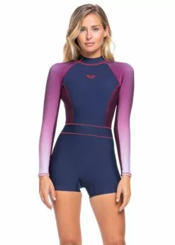 Roxy Womens Rise Collection Q-Lock 1.5mm Back Zip Spring Suit