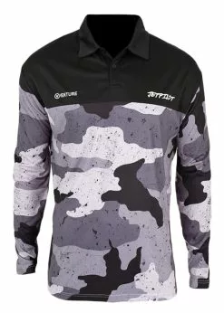 Jet Pilot Venture Mens Long Sleeve Fishing Polo