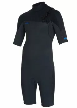 ONeill Boys Hyperfreak 2mm Chest Zip Short Sleeve Spring Suit