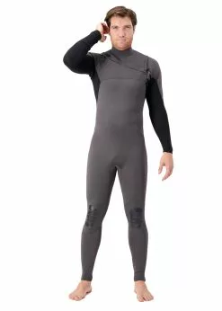 Adreno Mens Surge 3/2mm Chest Zip Steamer Wetsuit