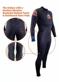 Adrenalin Mens Enduro Tuff Butt 1mm Steamer Wetsuit -Wetsuit Shop 6622217 BLK 4