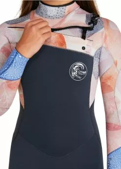ONeill Girls Bahia 4/3mm Back Zip Steamer Wetsuit -Wetsuit Shop 96431 IMO Oneill Girls Bahia 43mm Back Zip Steamer Wetsuit chest