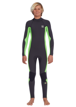 Billabong Boys Absolute 4/3mm Back Zip GBS Steamer Wetsuit