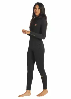 Billabong Womens Synergy 4/3mm Back Zip Steamer Wetsuit -Wetsuit Shop ABJW100133 KYH6 billabong womens synergy 4 3mm back zip steamer wetsuit 3
