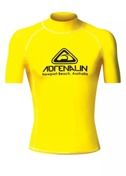 Adrenalin High Visibility Short Sleeve Adult Rash Guard 3 Adrenalin High Visibility Short Sleeve Adult Rash Guard
