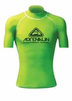 Adrenalin High Visibility Short Sleeve Adult Rash Guard