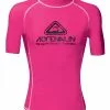 Adrenalin High Visibility Short Sleeve Adult Rash Guard -Wetsuit Shop Adrenaline short sleeve rashie pink