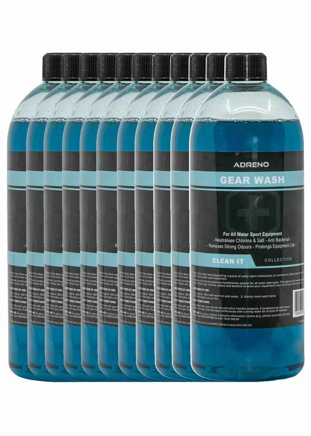 ADRENO Wetsuit/Gear Wash - 1L - 12 Pack 3 ADRENO Wetsuit/Gear Wash - 1L - 12 Pack