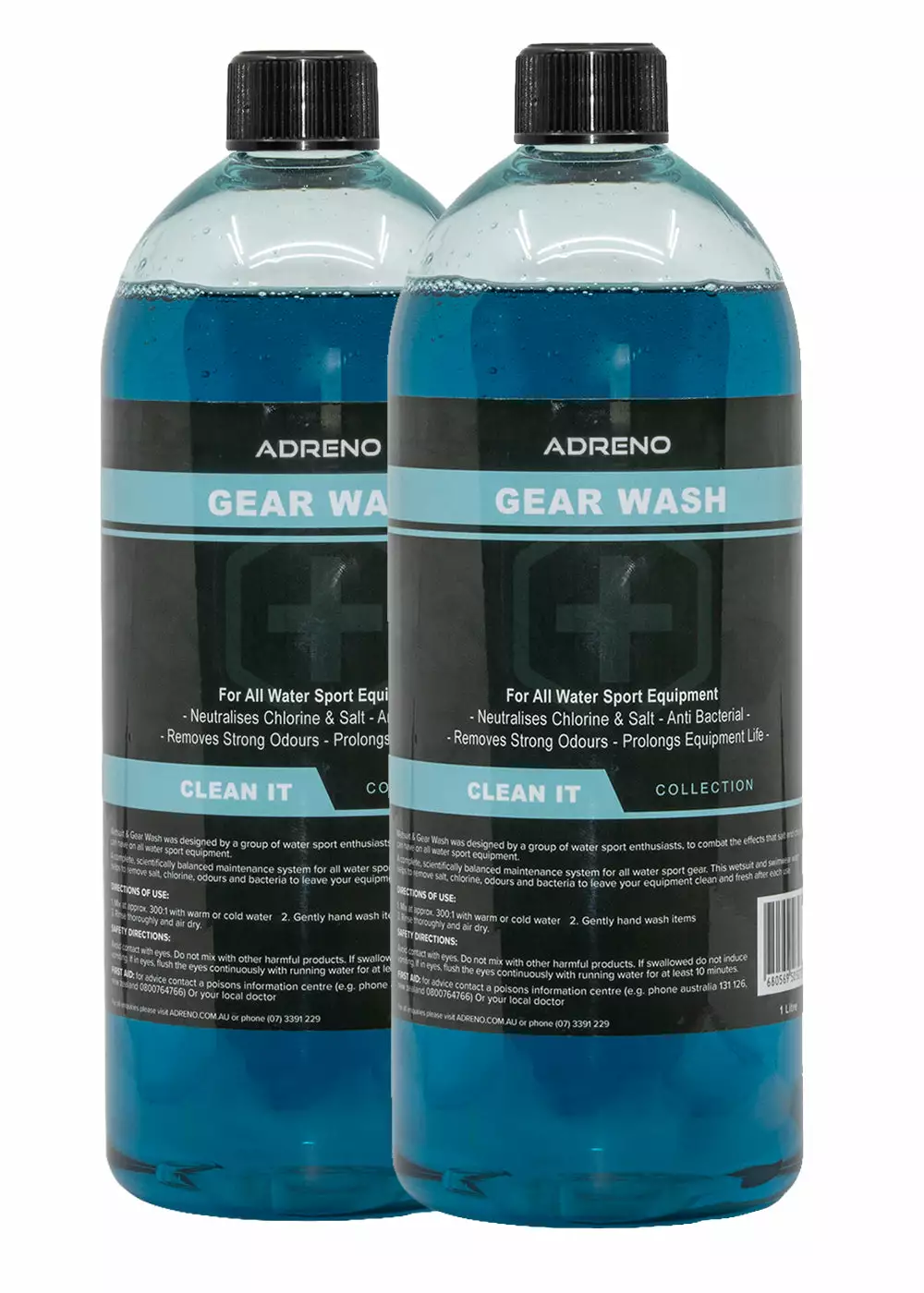ADRENO Wetsuit/Gear Wash - 1L - Twin Pack 3 ADRENO Wetsuit/Gear Wash - 1L - Twin Pack