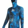 Aropec Azul Lycra Hooded Rash Guard -Wetsuit Shop Aropec Lycra Spearfish Hood Rash Guard