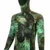 Aropec Verde 1mm Spearfishing Hooded Rash Guard -Wetsuit Shop Aropec 1mm N L Spearfish Hood Rash Guard
