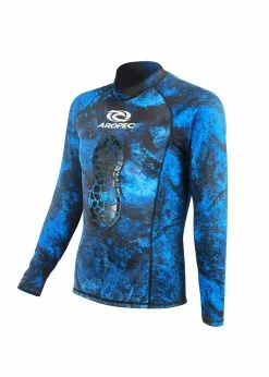 Aropec Azul 1mm Spearfishing Long Sleeve Rash Guard