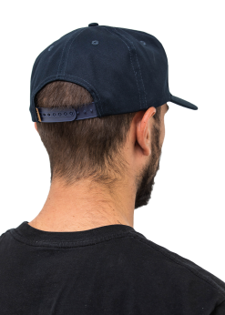 Adreno Bonza Snapback Cap - Leather Tuna Badge -Wetsuit Shop BON 02 A06 BL BONZA SNAPBACK2