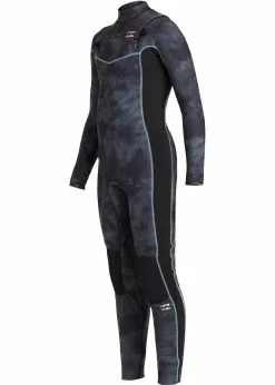 Billabong Boys 302 Tie Dye Revolution Chest Zip Steamer Wetsuit -Wetsuit Shop BOYS 302 REVOLUTION CHEST ZIP STEAMER