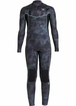 Billabong Boys 302 Tie Dye Revolution Chest Zip Steamer Wetsuit