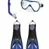 Beuchat Blue Jetta Snorkelling Set -Wetsuit Shop Beuchat blue jetta snorkelling set