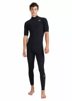 Billabong 202 Revolution Pro Chest Zip Short Sleeve Steamer