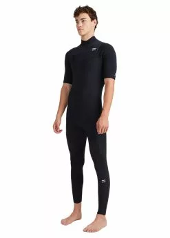 Billabong 202 Revolution Pro Chest Zip Short Sleeve Steamer -Wetsuit Shop Billabong 202 Revolution Pro Chest Zip Short Sleeve Steamer Features 3