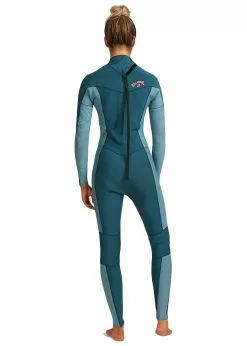 Billabong 302 Womens Synergy Back Zip Flatlock Steamer -Wetsuit Shop Billabong 302 Womens Synergy Back Zip Flatlock Steamer 2