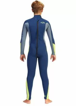 Billabong Boys 302 Absolute Back Zip Steamer Wetsuit -Wetsuit Shop Billabong Boys 302 Absolute Back Zip Steamer Wetsuit 3