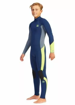 Billabong Boys 302 Absolute Back Zip Steamer Wetsuit -Wetsuit Shop Billabong Boys 302 Absolute Back Zip Steamer Wetsuit 6
