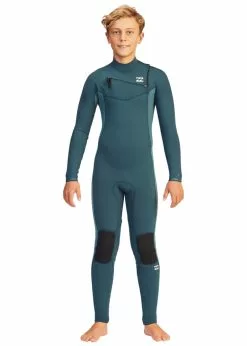 Billabong Boys 302 Revolution Chest Zip Steamer Wetsuit