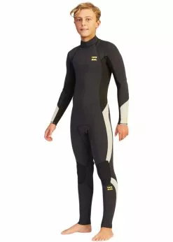 Billabong Boys 403 Absolute Back Zip Steamer Wetsuit