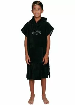 Billabong Boys Hooded Poncho Towel -Wetsuit Shop Billabong Boys Hooded Poncho Towel BLK 5