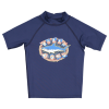 Billabong Groms Sharky Relaxed Fit Short Sleeve Rash Guard
