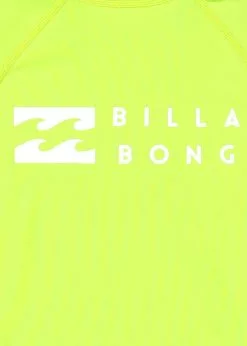 Billabong Groms Unions Relaxed Fit Long Sleeve Rash Guard -Wetsuit Shop Billabong Groms Unions Relaxed Fit Long Sleeve Rash Guard Green 5