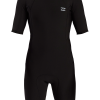 Billabong Mens 202 Absolute Fl Short Sleeve Back Zip Spring Suit -Wetsuit Shop Billabong Mens 202 Revolution Natural Short Sleeve Spring Suit