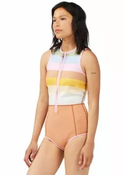 Billabong Womens 1mm Sol Sista Front Zip Spring Suit -Wetsuit Shop Billabong Womens 1mm Sol Sista Front Zip Spring Suit 3