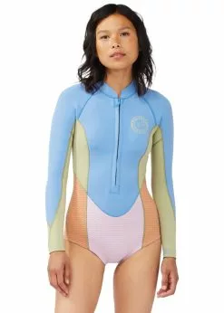 Billabong Womens 202 Salty Dayz Front Zip Long Sleeve Spring Suit