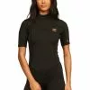 Billabong Womens 202 Synergy Back Zip Short Sleeve Spring Suit -Wetsuit Shop Billabong Womens 202 Synergy BZ SS Spring Suit 1