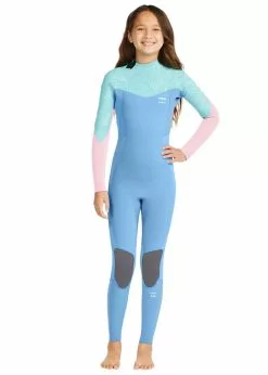 Billabong Teen 302 Synergy Back Zip Steamer Wetsuit