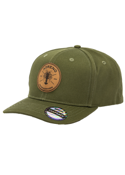 Adreno Bonza Snapback Cap - Leather Cray Badge