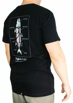 Adreno Cook Your Catch T-Shirt - Kingfish -Wetsuit Shop COOKYOURCATCH TEE AD AT 001 BK L 4 ae515f65 427c 4a3b 9855 2f3b6d39ec83