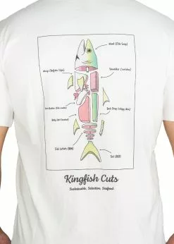 Adreno Cook Your Catch T-Shirt - Kingfish -Wetsuit Shop COOKYOURCATCH TEE AD AT 001 WH L 5 1