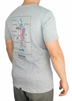 Adreno Cook Your Catch T-Shirt - Dogtooth -Wetsuit Shop COOKYOURCATCH TEE AD AT 002 GY L 6