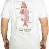 Adreno Cook Your Catch T-Shirt - Coral Trout 1 Adreno Cook Your Catch T-Shirt - Coral Trout -Wetsuit Shop COOKYOURCATCH TEE AD AT 003 WH L 4