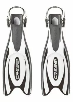 Cressi Frog Plus Fins - Black/White