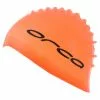 Orca Silicone Swim Cap -Wetsuit Shop DVA0TT54 2015 orca accessories silicone swim cap high visibility orange afront
