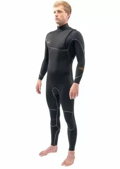 Dakine Mens Cyclone 4/3mm Zip Free Steamer Wetsuit -Wetsuit Shop Dakine Mens Cyclone 4 3mm Zip Free Steamer Wetsuit 4