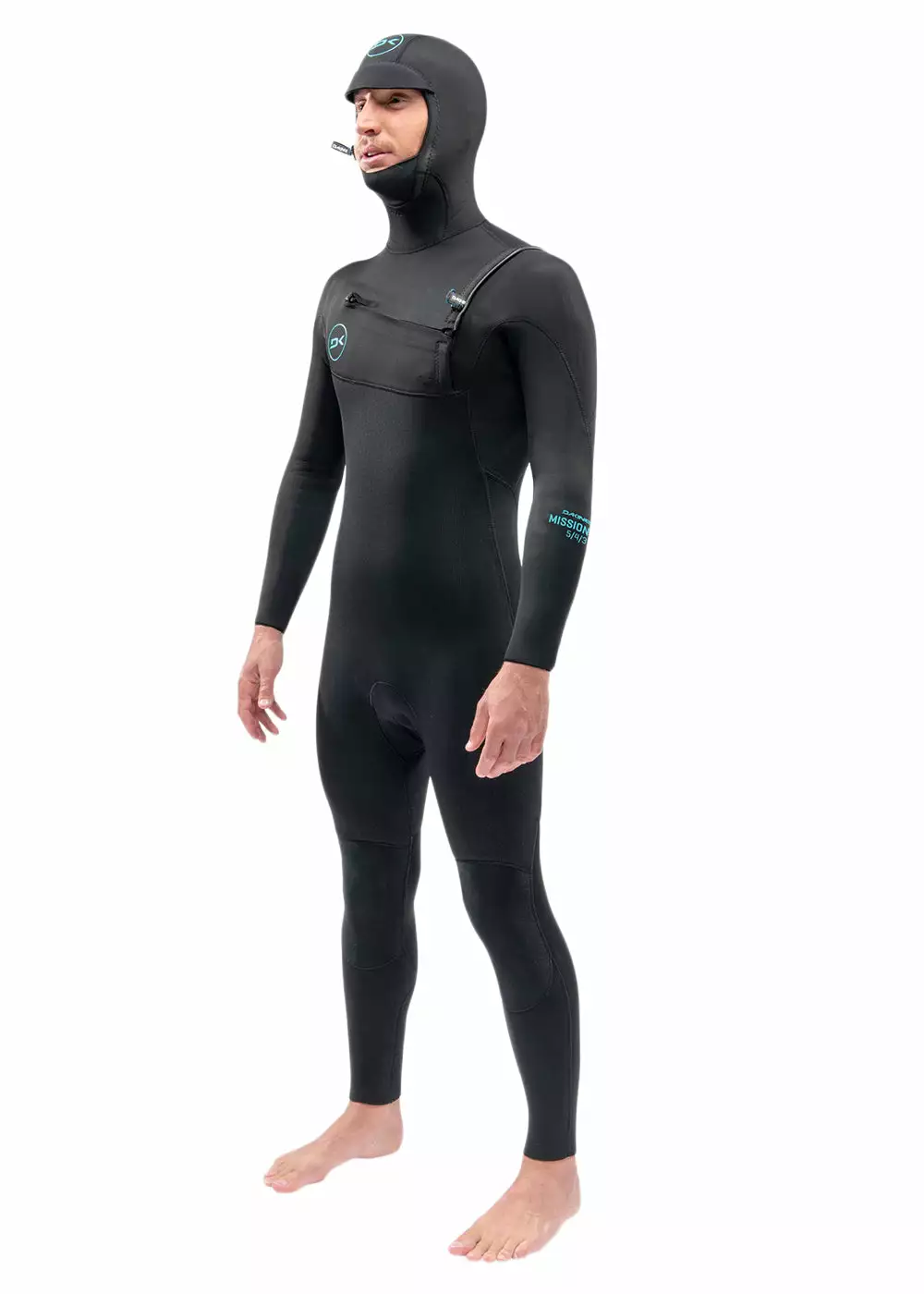 Dakine Mens Mission 4/3mm Chest Zip Hooded Steamer Wetsuit 4 Dakine Mens Mission 4/3mm Chest Zip Hooded Steamer Wetsuit - Image 2